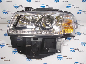 Фары передние с линзой хромированные VW T4 AC1 (комплект) 97 -