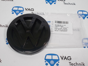 Эмблема (Значок) на заднюю дверь VW T4 чёрная 