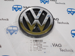 Эмблема (Значок) на заднюю дверь VW T4 хром